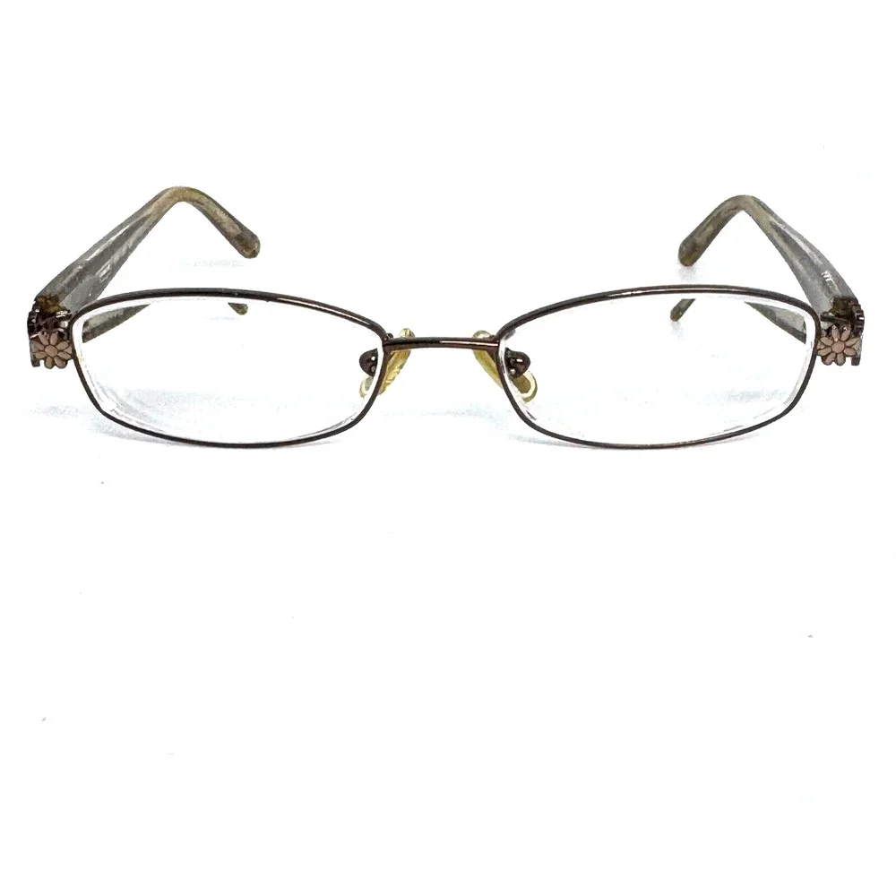 Coach JEAN 1006 TAN 48-16-130 Brown Metal‎ Full Rim Eyeglasses Frame H15973